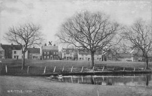 Green and pond about 1922