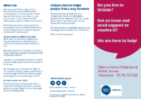 Writtle pamphlet – CAB
