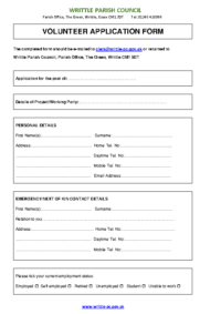 Volunteer-Application-Form