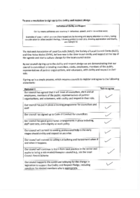 Civility and Respect Pledge