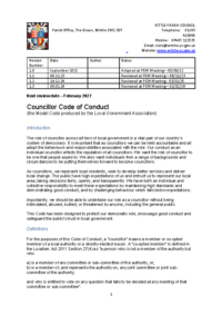 Councillor Code of Conduct