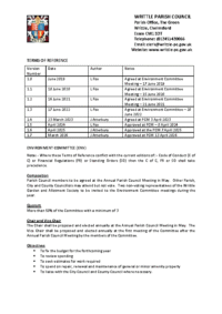T of R – ENV